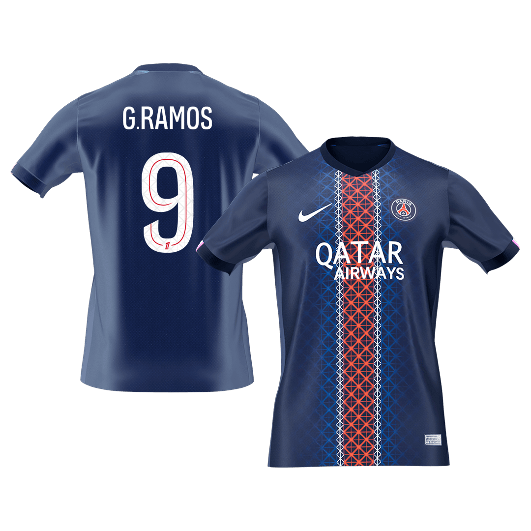 G.RAMOS #9 PSG Hazai Futball Mez 2025/26 Sötétkék