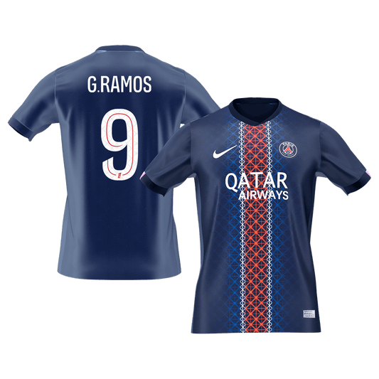 G.RAMOS #9 PSG Hazai Futball Mez 2025/26 Sötétkék