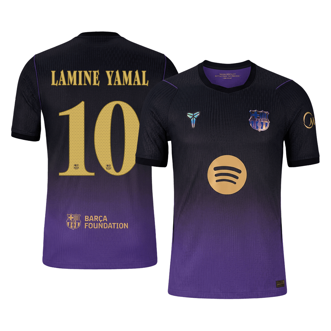 LAMINE YAMAL #10 Barcelona Játékos Verzió Idegenbeli Mez 2026/27 - UCL