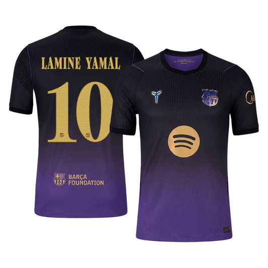 LAMINE YAMAL #10 Barcelona Játékos Verzió Idegenbeli Mez 2026/27 - UCL