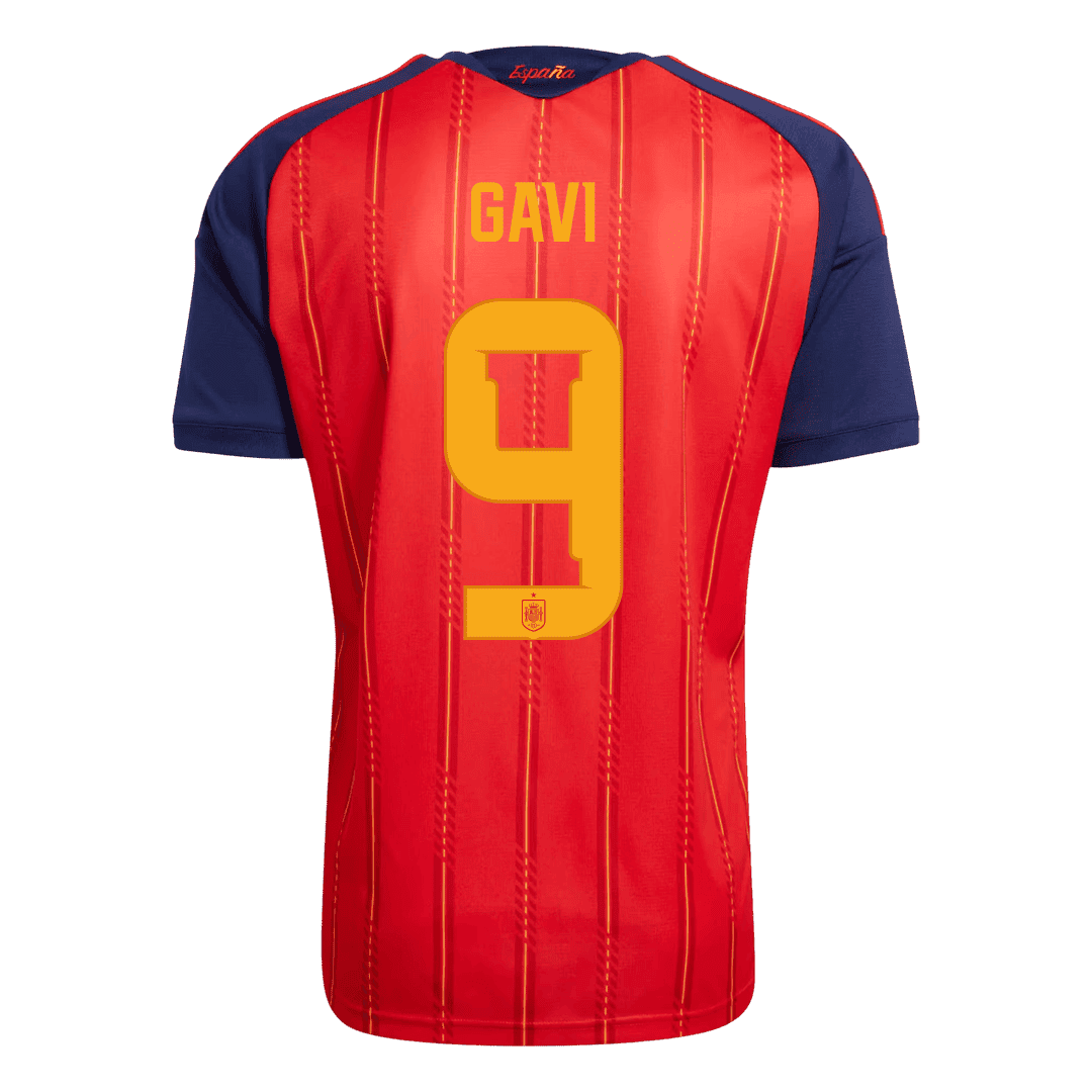 GAVI #9 Spanyolország Hazai Mez 2026 Piros