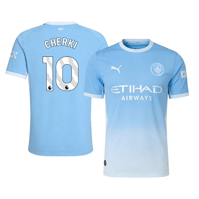 CHERKI #10 Manchester City Játékos Verzió Hazai Mez 2026/27 Kék