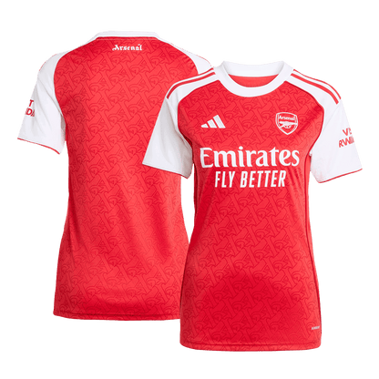 Női Arsenal Otthoni Soccer Mez 2025/26 Piros