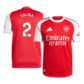 SALIBA #2 Arsenal Játékos Otthon Mez 2025/26 Piros