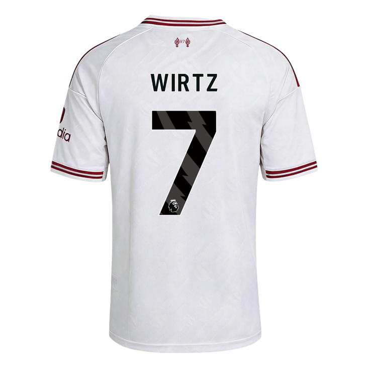 WIRTZ #7 Liverpool Idegenbeli Mez 2026/27 Fehér
