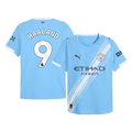 HAALAND #9 Manchester City Játékos Otthon Mez 2025/26 Kék