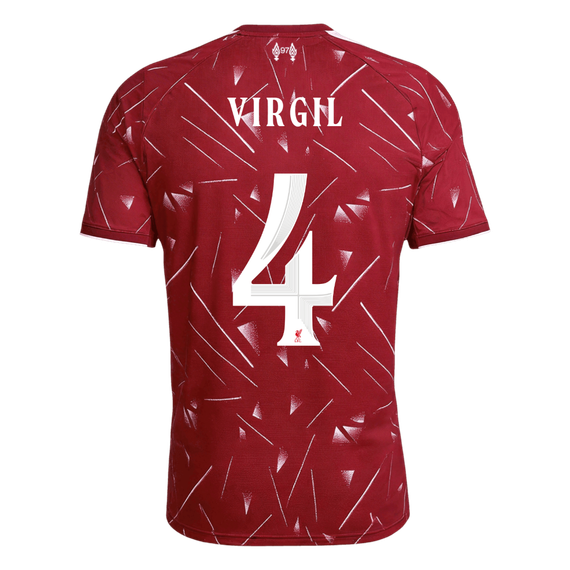 VIRGIL #4 Liverpool Hazai - UCL Futball 2026/27 Piros