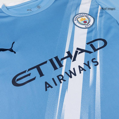 RODRIGO #16 Manchester City Otthoni Futball Mez 2025/26 Kék