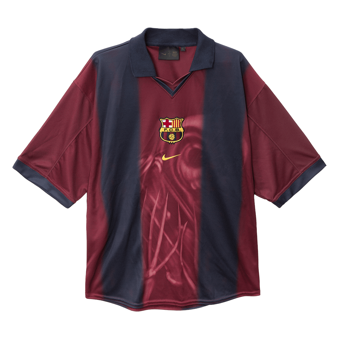 Barcelona Hazai Retro Futball Mez 2000/01 Piros&Kék 2025/26