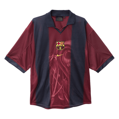 Barcelona Hazai Retro Futball Mez 2000/01 Piros&Kék 2025/26