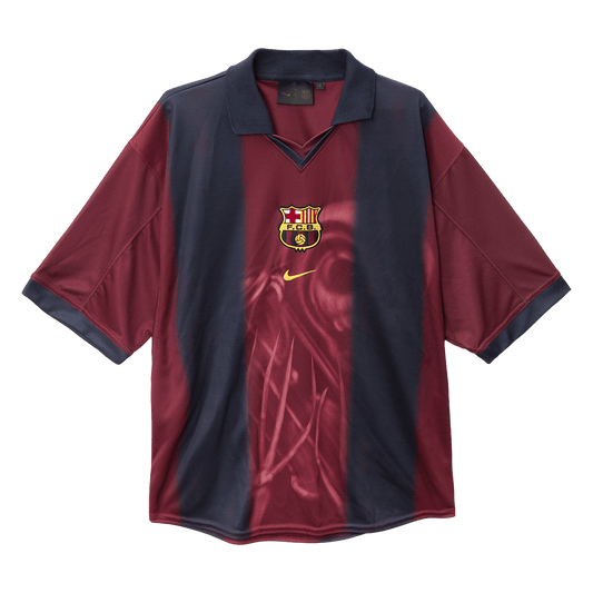Barcelona Hazai Retro Futball Mez 2000/01 Piros&Kék 2025/26