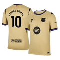 LAMINE YAMAL #10 Barcelona 
 Idegen 
 Futball Mez 
2025/26 
 Sárga