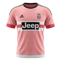 Juventus Idegenbeli Retro Futball Mez 2015/16 Rózsaszín