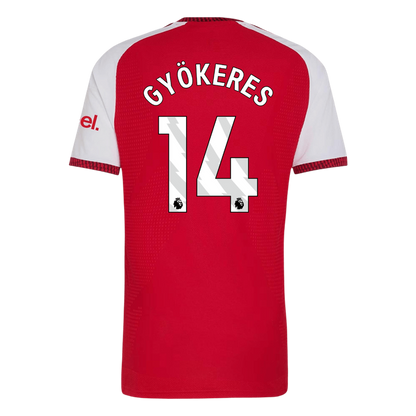 GYÖKERES #14 Arsenal Játékos Verzió Hazai Mez 2026/27 Piros