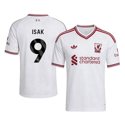 ISAK #9 Liverpool Idegenbeli Mez 2026/27 Fehér