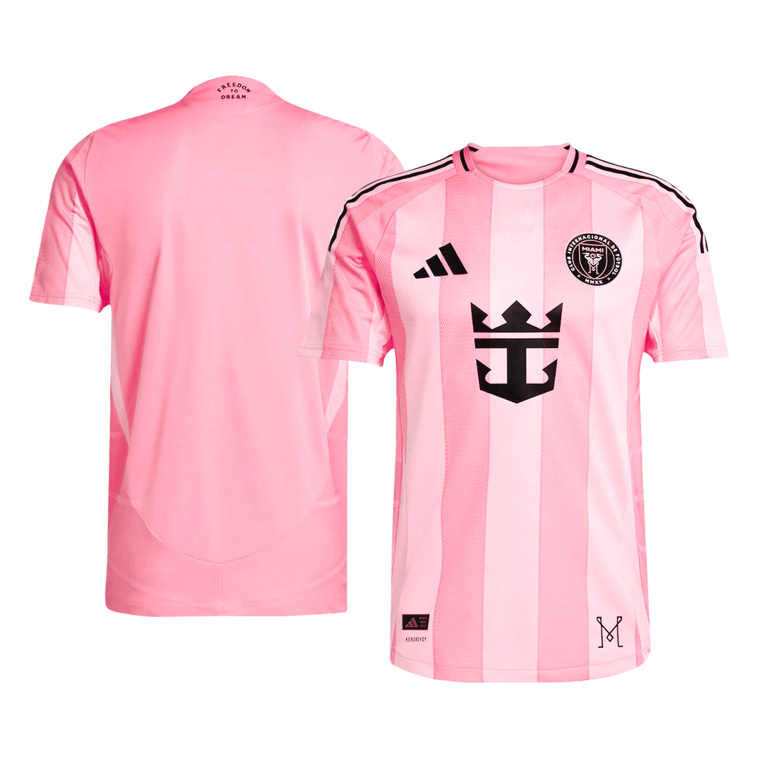 Játékos Inter Miami CF Otthoni Soccer Mez 2025 Rózsaszín
