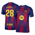 ROONY #28 Barcelona Játékos Otthon Mez 2025/26 Piros & Kék