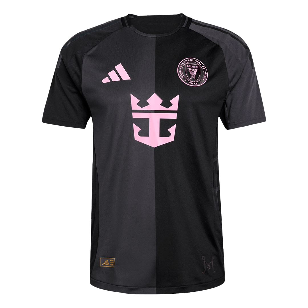 DE PAUL #7 Játékos Inter Miami CF Idegenbeli Soccer Mez 2025 Fekete&Szürke