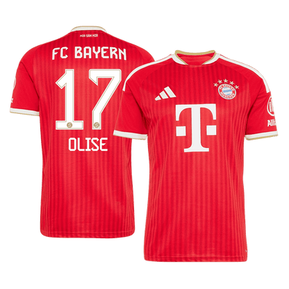 OLISE #17 Bayern Munich Hazai Mez 2026/27 Piros