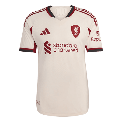 ISAK ##9 Liverpool Játékos Idegenbeli Mez 2025/26 Fehér