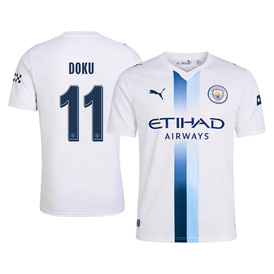 DOKU #11 Manchester City Harmadik Mez 2026/27 Fehér