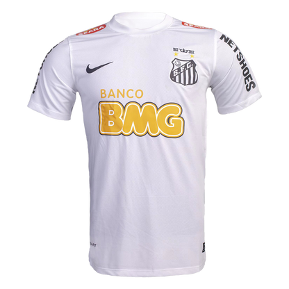 NEYMAR JR #11 Santos FC Hazai Retro Futball Mez 2012 Fehér