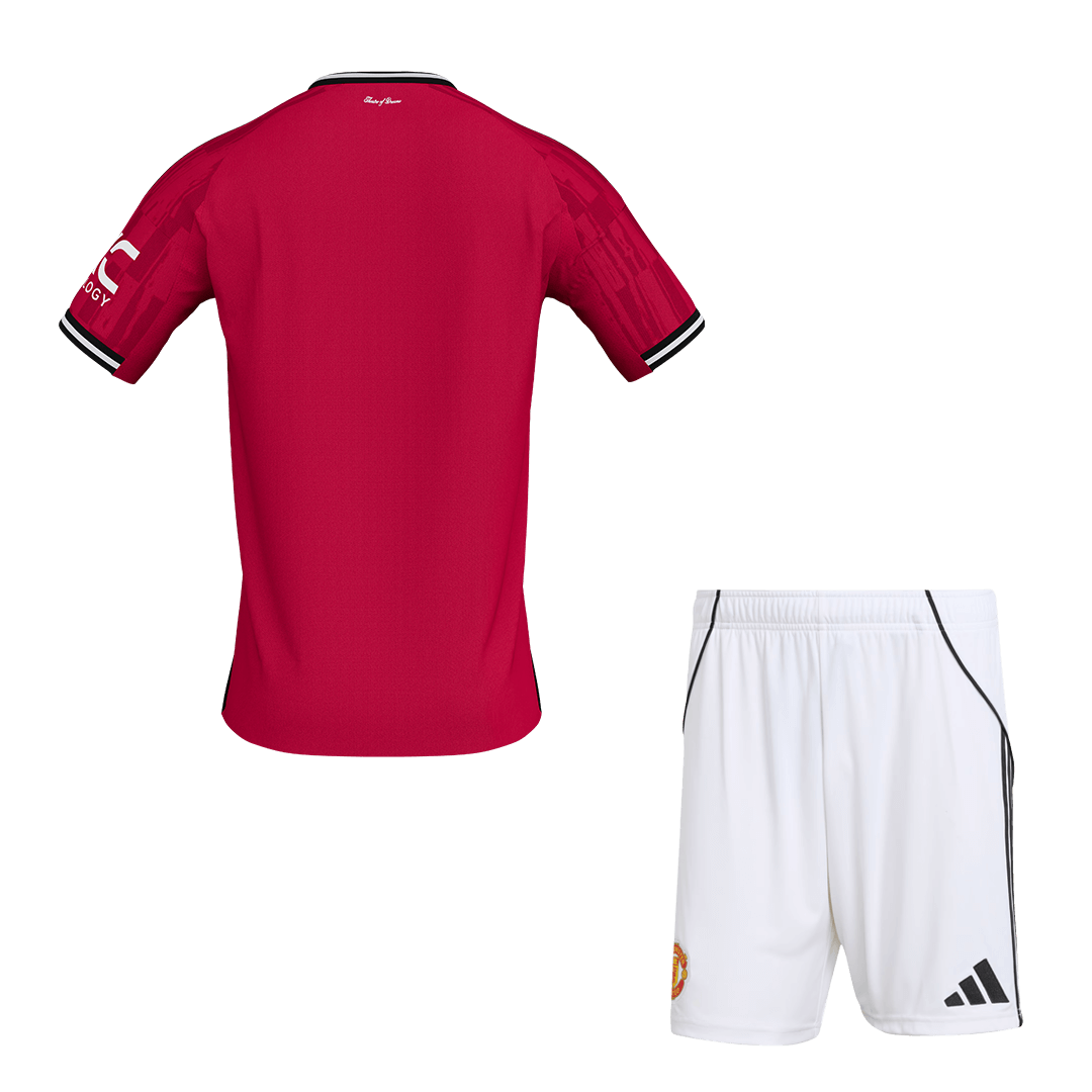 Manchester United Hazai World Cup Mez Szett (Mez+Nadrág) 2025/26 Piros