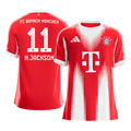 N.JACKSON #11 Bayern Munich Hazai Futball Mez 2025/26 Piros