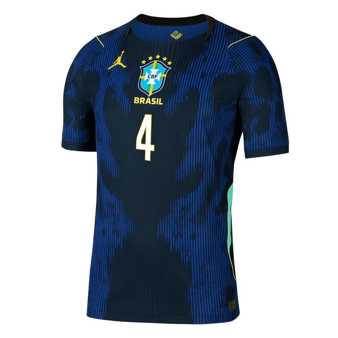 MARQUINHOS #4 Brazília Játékos Verzió Idegenbeli Mez Világbajnoki 2026
