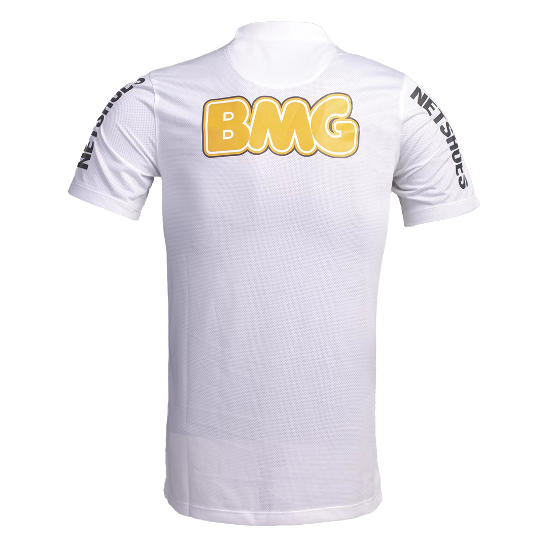 NEYMAR JR #11 Santos FC Hazai Retro Futball Mez 2012 Fehér