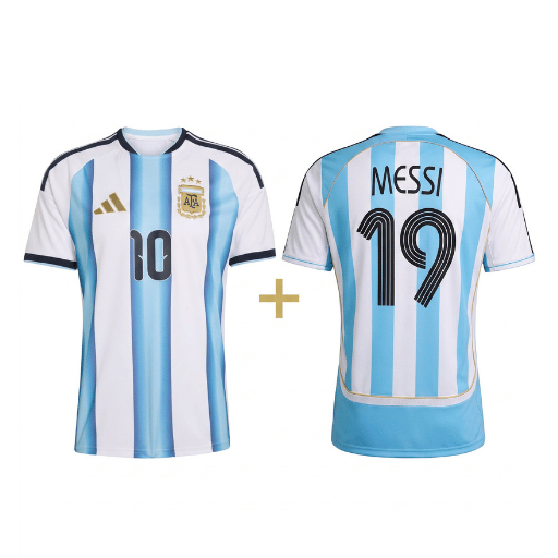 Argentína Válogatott Mez Duopack - 10-es és Messi 19-es Kiadás