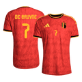 DE BRUYNE #7 Belgium Hazai Világbajnoki Mez 2026 Piros