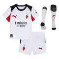 AC Milan Gyerek Idegenbeli Mez Készlet(Mez+Nadrág+Zokni) 2025/26 Fehér