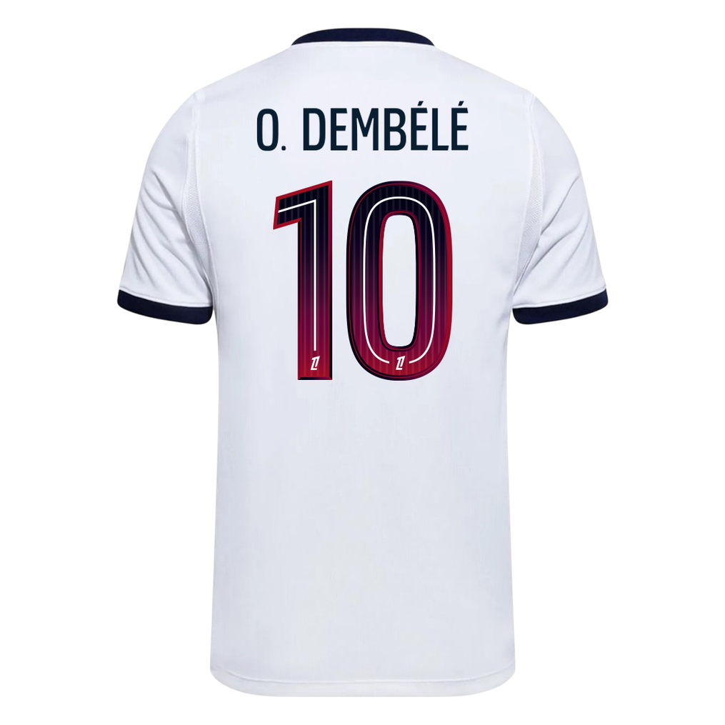 O. DEMBÉLÉ #10 PSG Idegenbeli Mez 2026/27 Fehér
