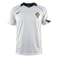 Portugália Idegenbeli Retro Futball Mez 2004 Fehér