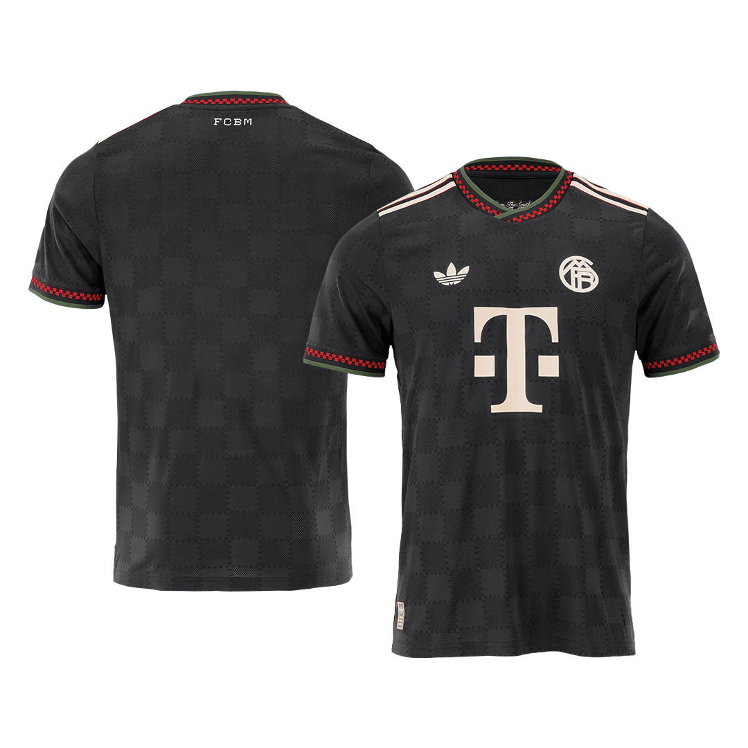 Bayern Munich Játékos Idegenbeli Harmadik Mez 2025/26 Fekete
