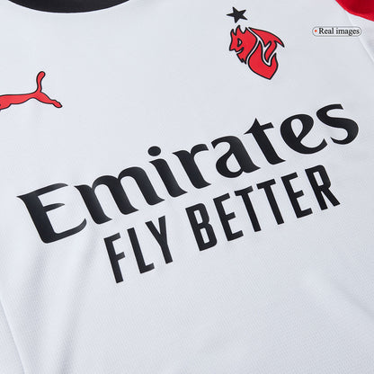 AC Milan Idegenbeli Mez Szett (Mez+Nadrág+Zokni) 2025/26 Fehér