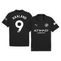 HAALAND #9 Manchester City Idegenbeli Futball Mez 2025/26 Fekete