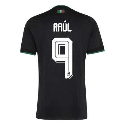 RAÚL #9 Mexikó Játékos Verzió Harmadik Mez Világbajnoki 2026 Fekete