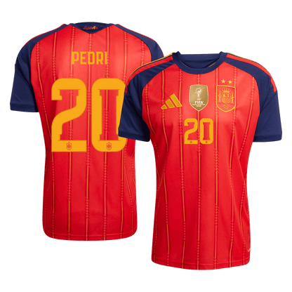 PEDRI #20 Spanyolország Hazai Mez 2026 Piros