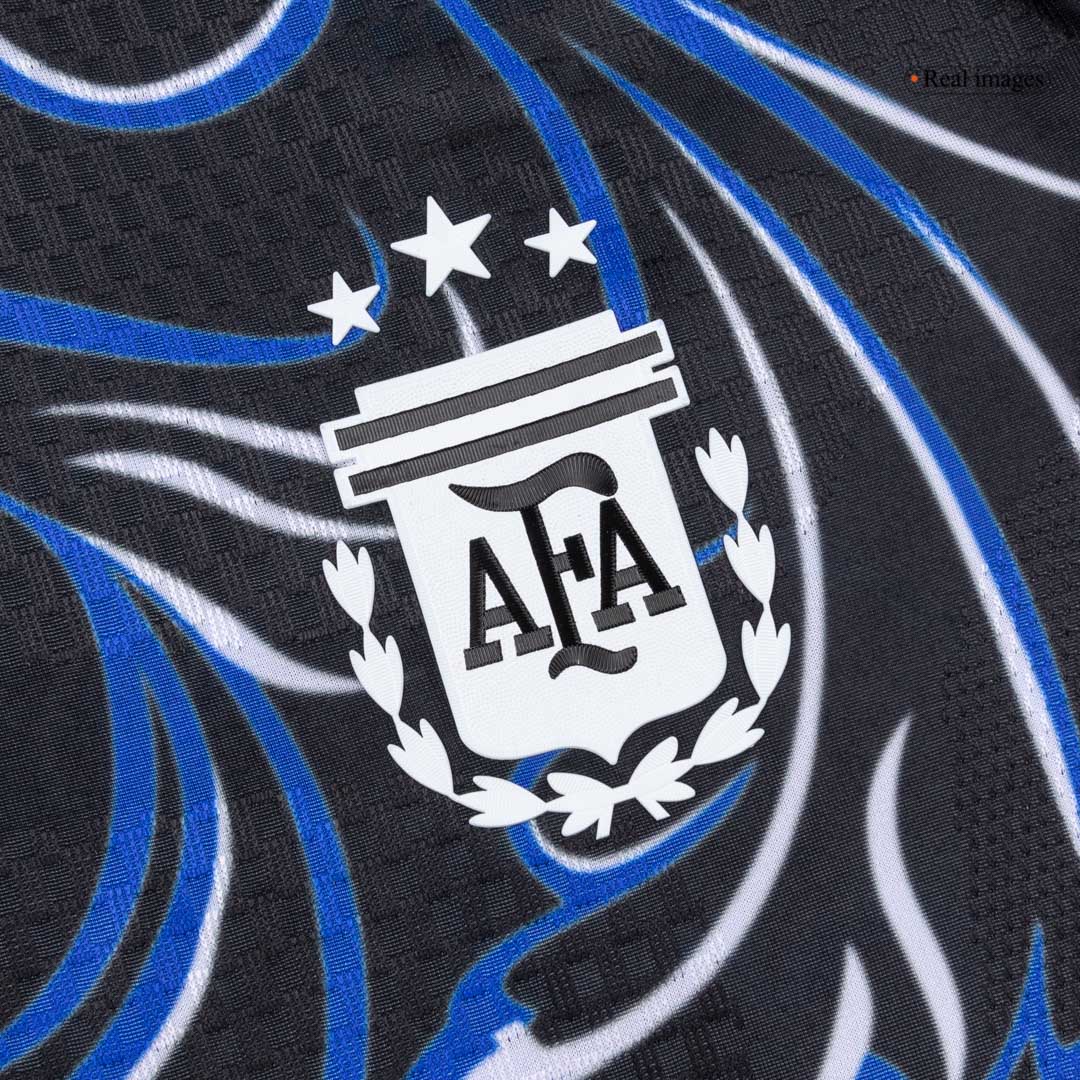 MESSI #10 Argentína Játékos Verzió Idegenbeli Mez Világbajnoki 2026 Fekete
