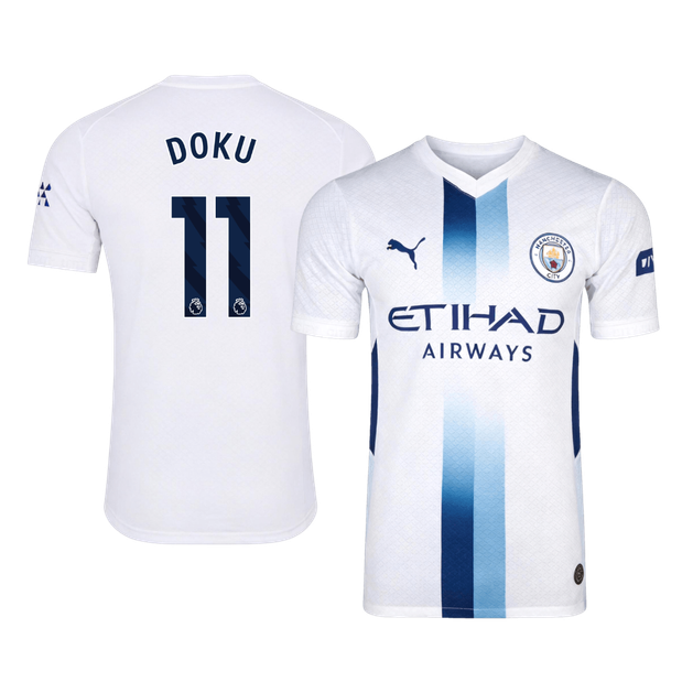 DOKU #11 Manchester City Harmadik Mez 2026/27 Fehér