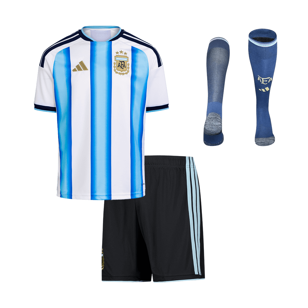 Argentina Gyerek Hazai Világbajnokság Mez Készlet(Mez+Nadrág+Zokni) 2025/26