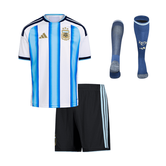 Argentina Gyerek Hazai Világbajnokság Mez Készlet(Mez+Nadrág+Zokni) 2025/26