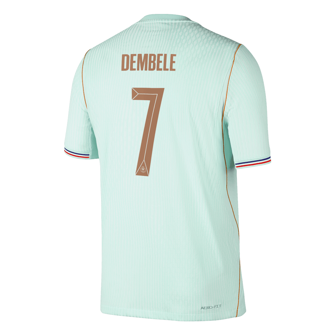 DEMBELE #7 Franciaország Játékos Verzió Idegenbeli Mez Világbajnoki 2026 Zöld