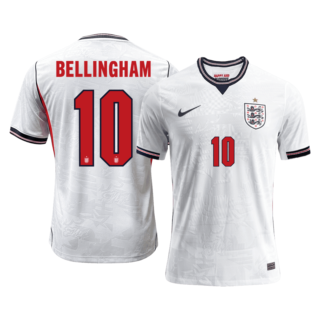BELLINGHAM #10 Anglia Játékos Verzió Hazai Világbajnoki Mez 2026 Fehér
