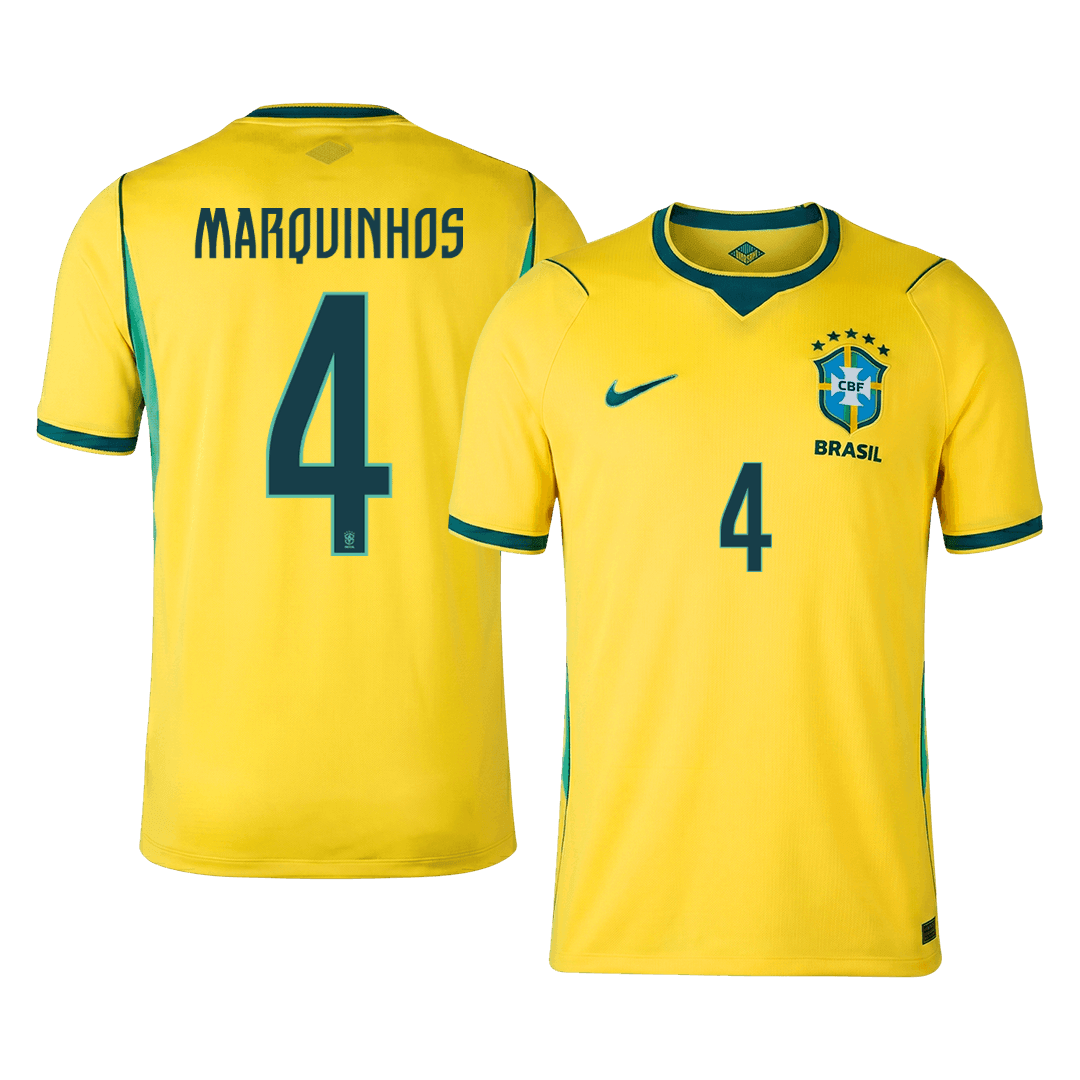 MARQUINHOS #4 Brazília Hazai Mez 2026 Sárga