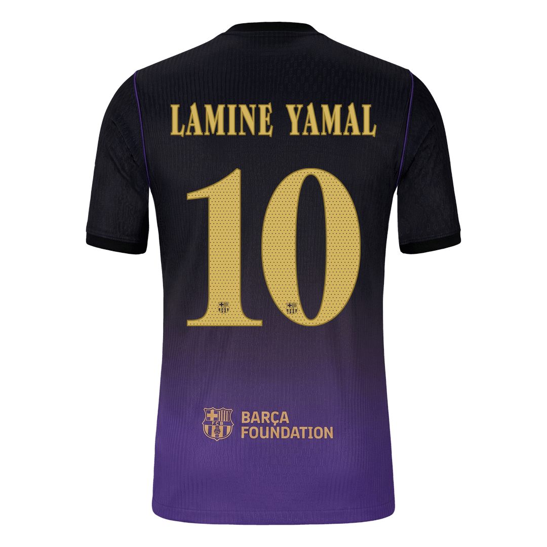 LAMINE YAMAL #10 Barcelona Játékos Verzió Idegenbeli Mez 2026/27 - UCL