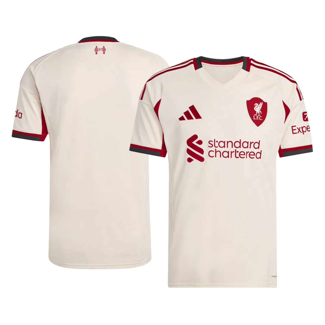Liverpool Idegenbeli 2025/26 Fehér