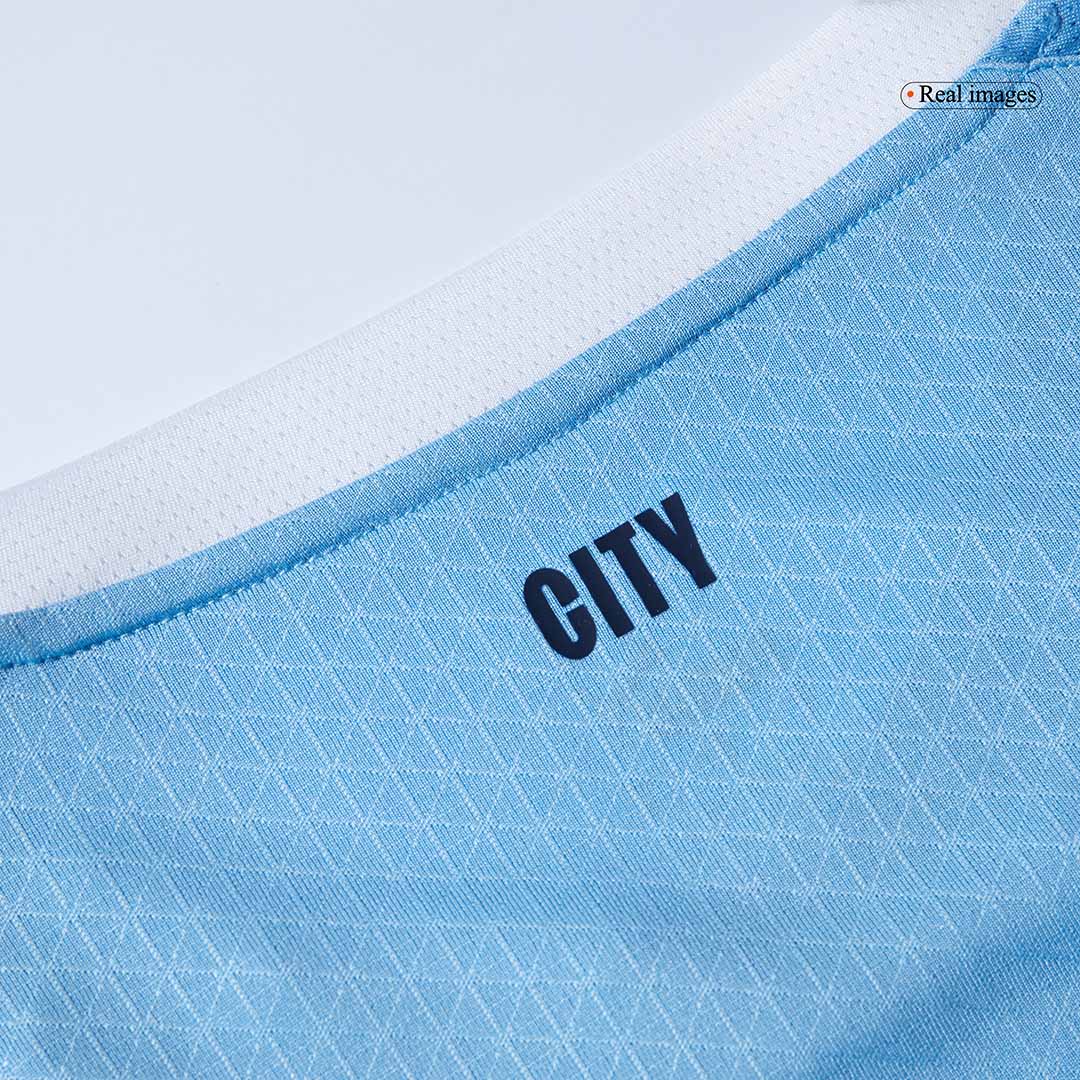 REIJNDERS #4 Manchester City Játékos Otthon Mez 2025/26 Kék
